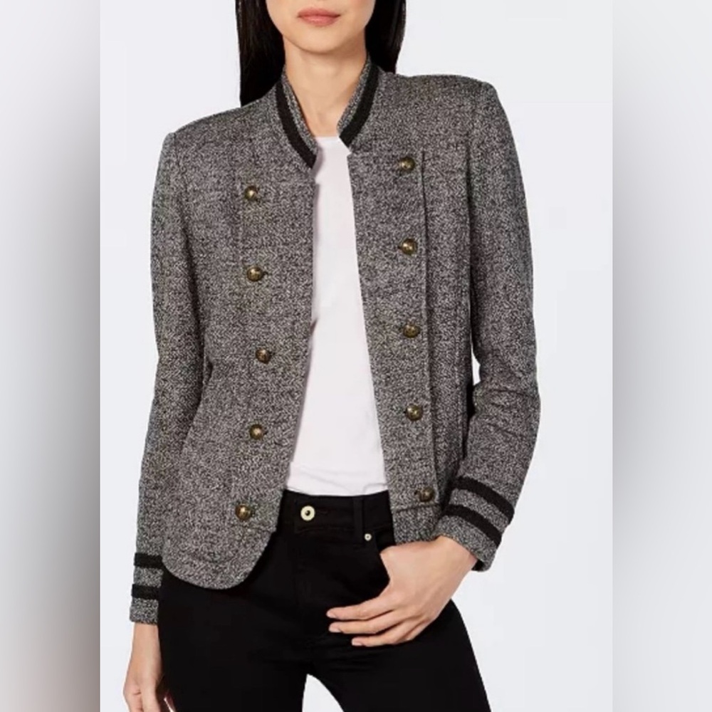Tommy Hilfiger Military Band Jacket Grey